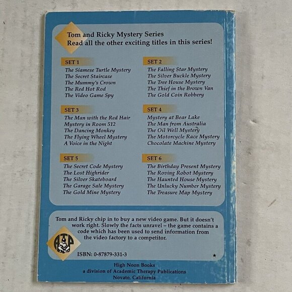 The Video Game Spy Bob Wright Tom and Ricky Mystery Series Book 1 Vintage 1982 - Picture 4 of 4